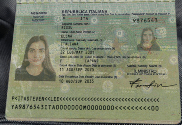 Italy Passport V1 PSD Template - Editable, Multi-Purpose Design - Image 3