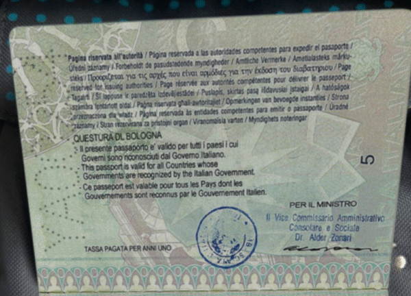 Italy Passport V1 PSD Template - Editable, Multi-Purpose Design - Image 4