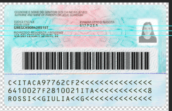 Italy ID Card PSD Template - Editable, Multi-Purpose Design - Image 3