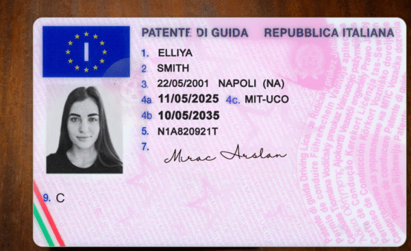 Italy Driving Licence PSD Template - Editable, Multi-Purpose Design - Image 5