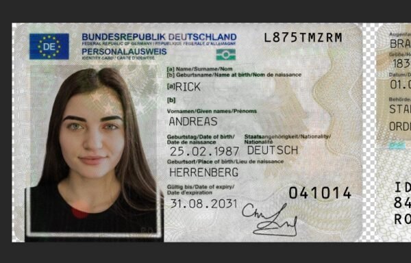 Germany ID Card V2 PSD Template (Version 2) – Fully Editable & Instant Download - Image 3