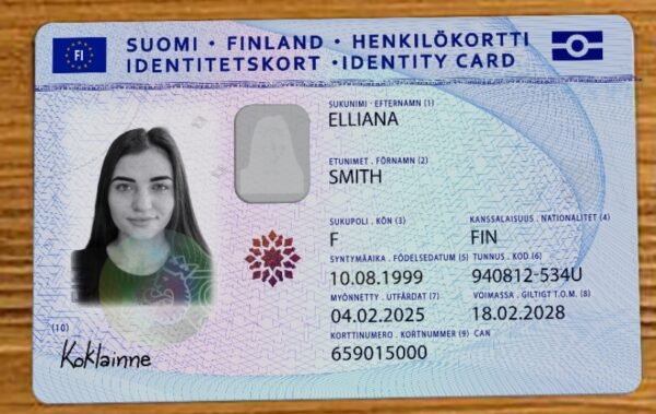 Finland ID Card PSD Template (Version 2) – Fully Editable & Instant Download - Image 2