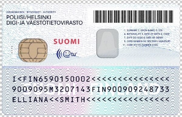 Finland ID Card PSD Template (Version 2) – Fully Editable & Instant Download - Image 4