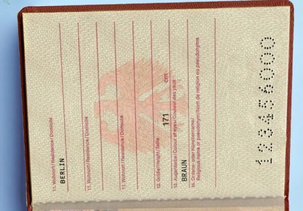 Germany Passport V1 PSD Template (Version 1) – Fully Editable & Instant Download - Image 4