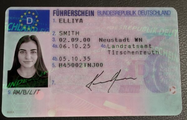 Germany Driving Licence PSD Template 2021 – Fully Editable & Instant Download - Image 4