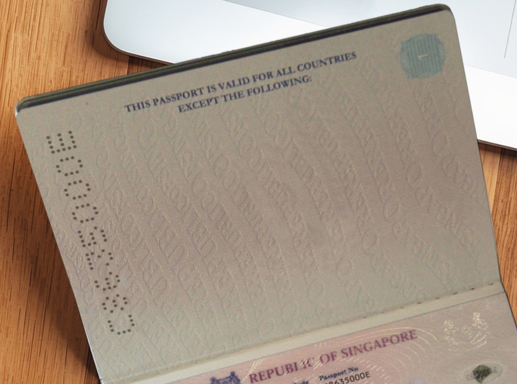 Singapore Passport PSD Template (2006-2017) – Fully Editable & Instant Download - Image 4