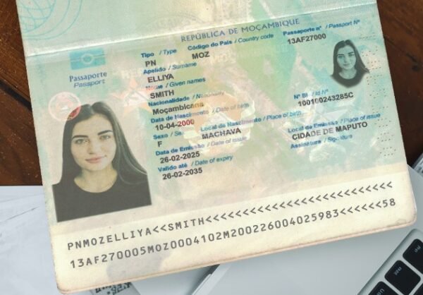 Mozambique Passport PSD Template (Version 2) – Fully Editable & Instant Download - Image 3