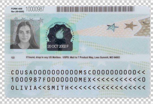 USA Green Card Resident Permanent V3 PSD Template (Version 3) – Fully Editable & Instant Download - Image 6