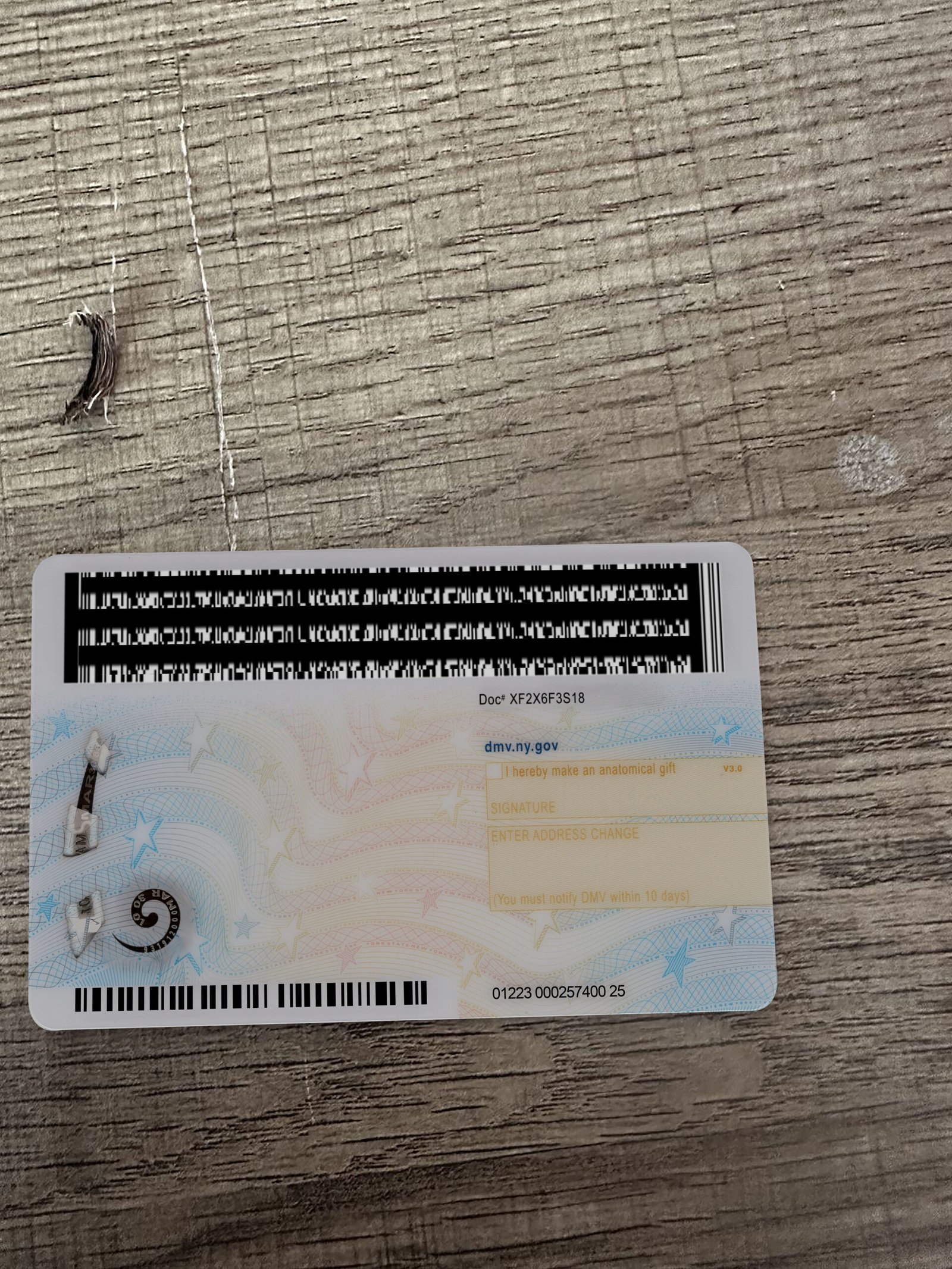 USA New York Driver's License V4 2023 PSD Template  – Fully Editable & Instant Download - Image 6