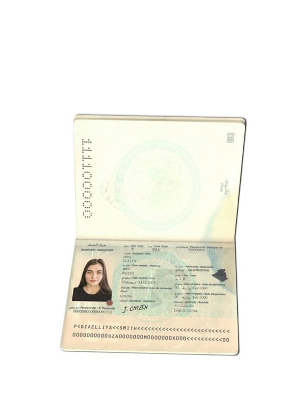 Algeria Passport PSD Template - Editable, Multi-Purpose Design - Image 7