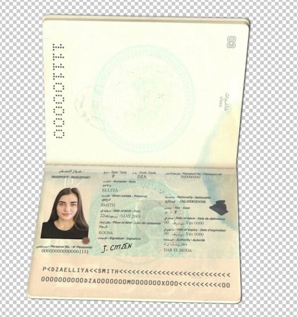 Algeria Passport PSD Template - Editable, Multi-Purpose Design - Image 5