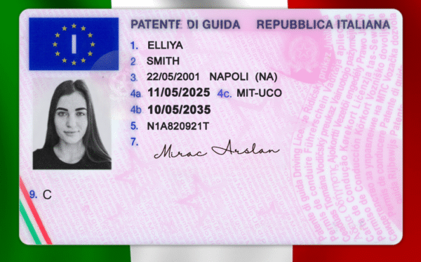 Italy Driving Licence PSD Template - Editable, Multi-Purpose Design - Image 2