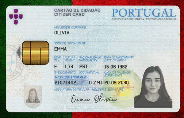 Portugal ID Card PSD Template - Editable, Multi-Purpose Design - Image 2